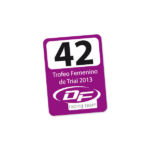 Adhesivos Portaforos MOTO Trial - Trofeo Femenino