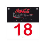 Dorsal BICI Trial 13,5x13,5cm - CocaCola Zero
