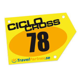 Dorsal de Cuadro BICI Ciclocross 12x8 - Travelpartner