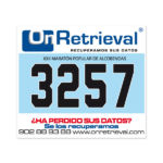Dorsal Pretex ATLETISMO 1,75x20cm - Maraton Alcobendas