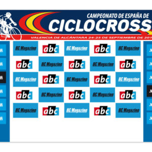 Pancarta Podium BICI Ciclocross 4x3 Campeonato de España