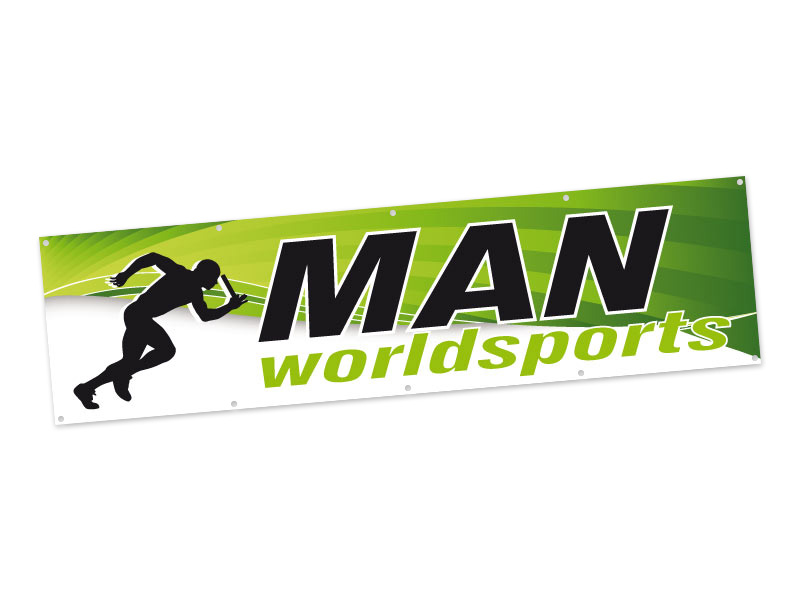 Pancarta Publicidad ATLETISMO 0,80x3m - Man Worldsports