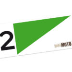 Señalización de Recorrido Rally MOTO Enduro 15x35 - verde